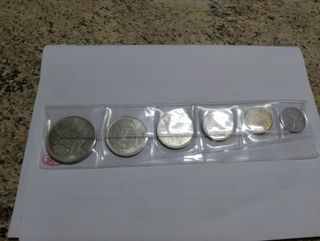 Lote completo de monedas