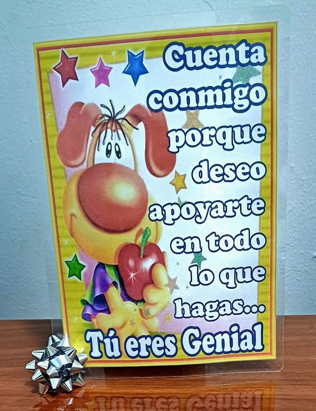 Tarjeta,  Cuenta Conmigo.  Tú eres Genial