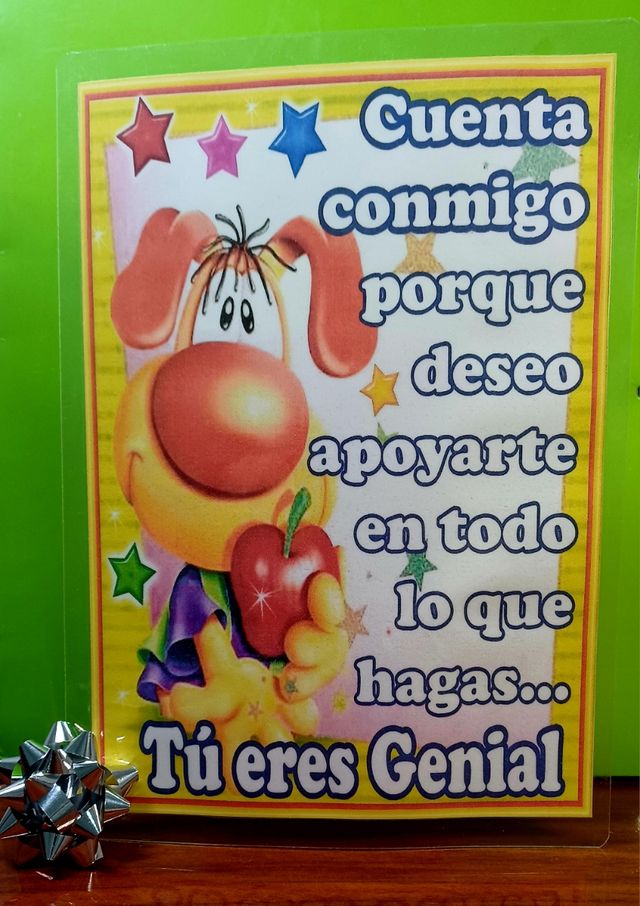 Tarjeta,  Cuenta Conmigo.  Tú eres Genial