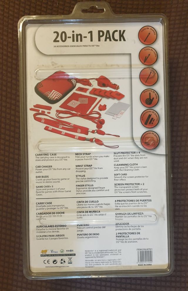 Acessórios Nintendo DS