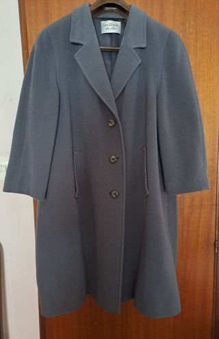 Abrigo lana mujer grande amplio talla 56