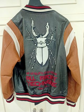 Chaqueta Bomber cuero 