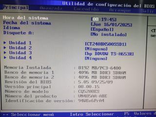 Ordenador HP Compaq Presario CQ5208ES