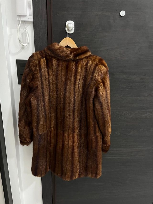 ABRIGO TIPO BISON MARRON 