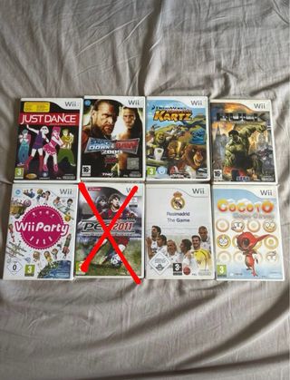 Videojuegos WII.