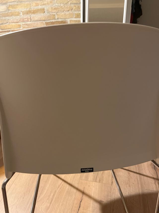 Sillas de diseño blancas