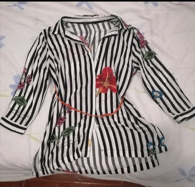 Stradivarius camisa de rayas