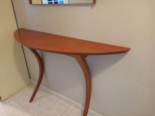 ingresso con specchio in ciliegio