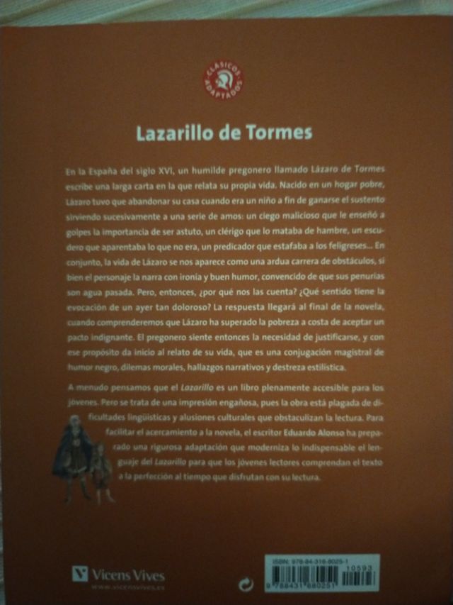 El Lazarillo De Tormes N/c (clasicos Adaptados) (Spanish Edition)