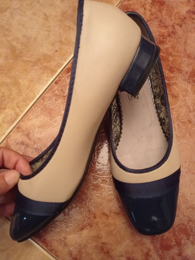 Bailarinas Confort premier cuir