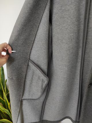 Abrigo Zara S gris