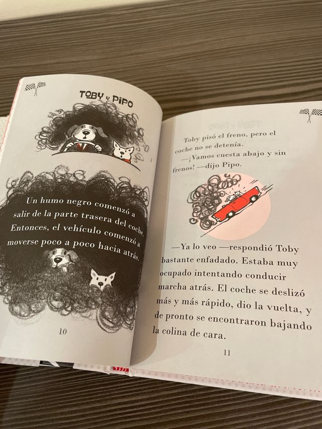 libro infantil Toby y Pipo ¡A la carrera!