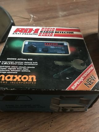 Detector radar años 90