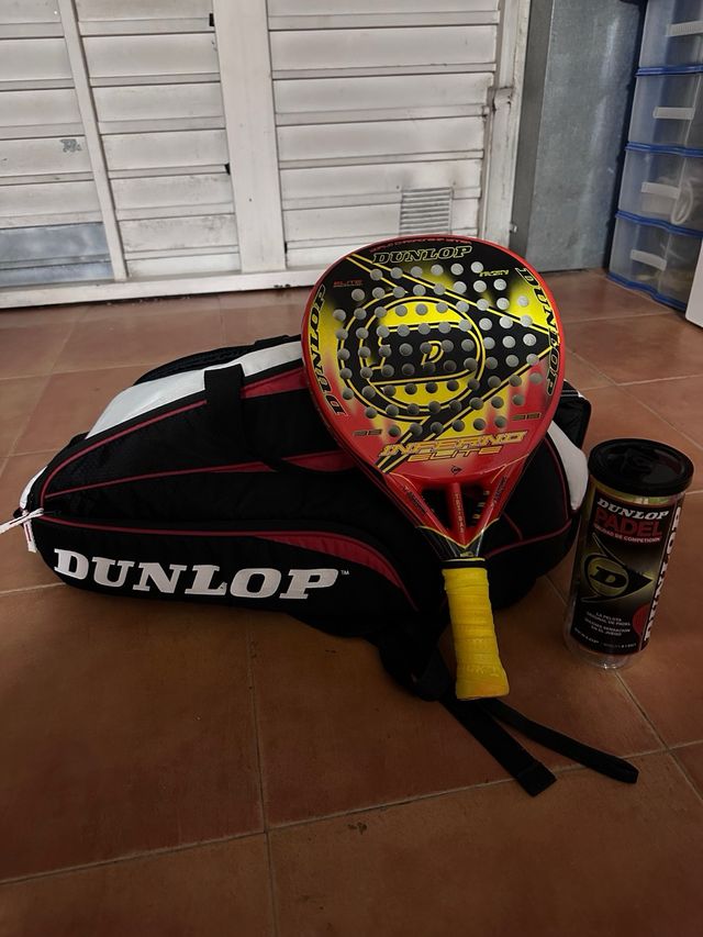 Pala padel Dunlop Inferno + bolsa padel 