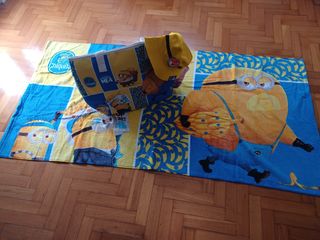 Set mare Minions: telo, borsa,  cappello