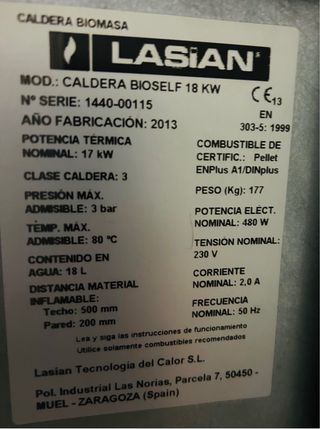 Caldera Biomasa