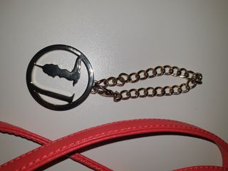 Tracolla e ciondolo Trussardi Jeans rosso