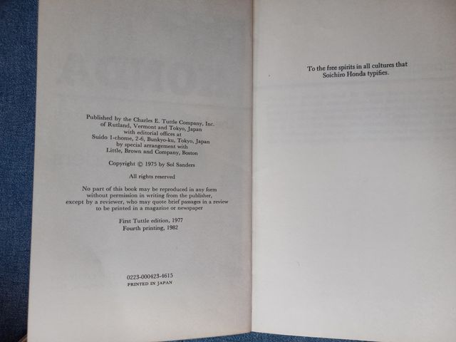 Libro Honda The Man and His Machines