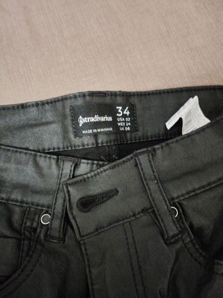 Pantalón cuero mujer