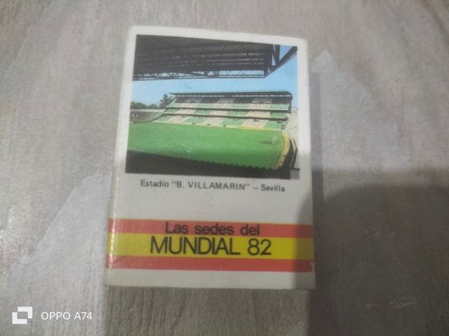 Caja cerillas mundial del 82