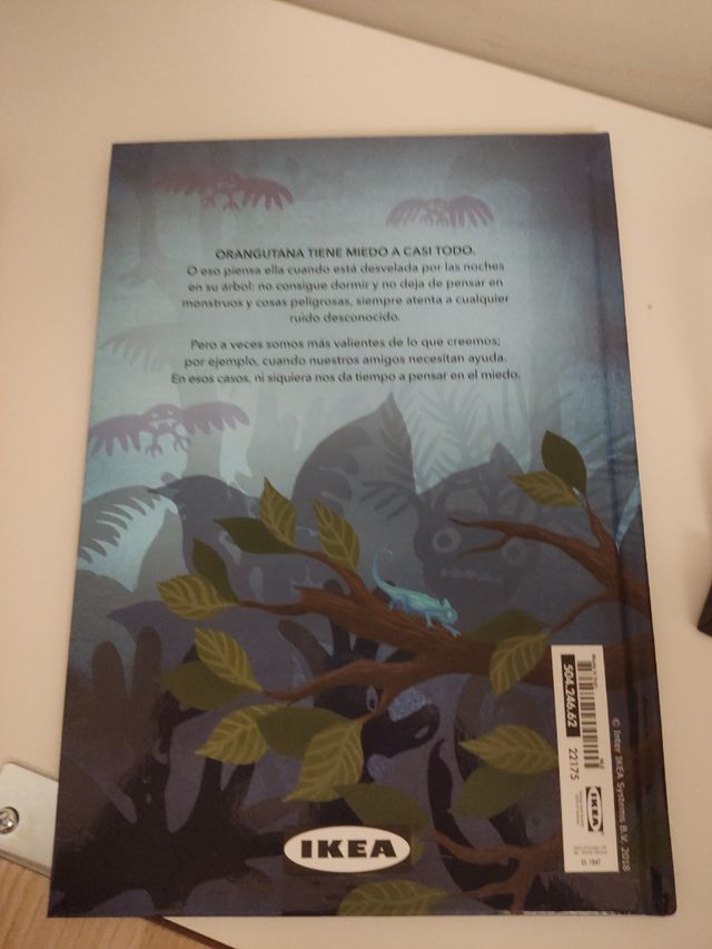 Libro orangutana tiene miedo