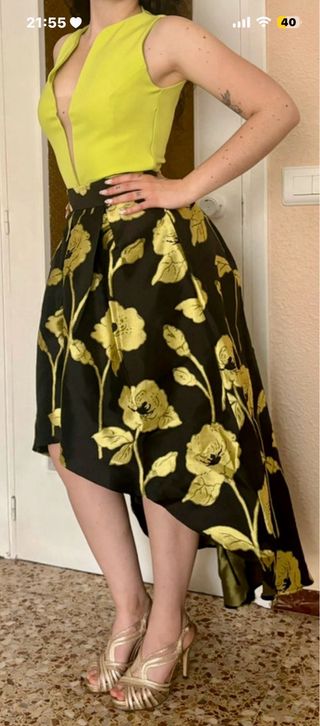 Vestido 2 piezas evento