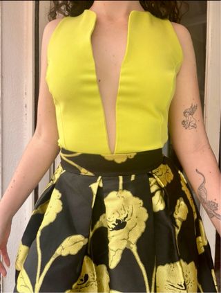 Vestido 2 piezas evento