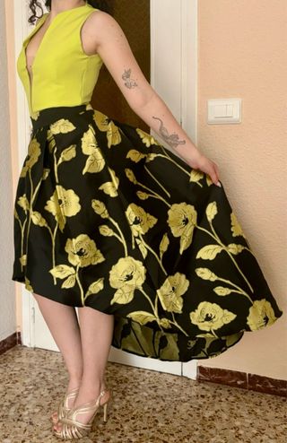 Vestido 2 piezas evento
