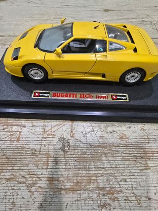Burago 1:24 Bugatti EB 110 1991 yellow