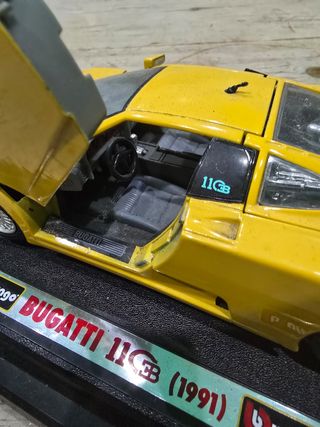 Burago 1:24 Bugatti EB 110 1991 yellow
