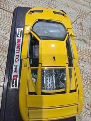 Burago 1:24 Bugatti EB 110 1991 yellow