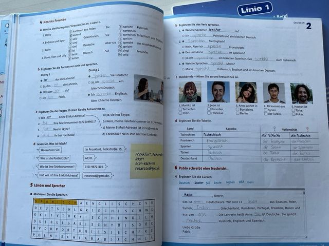 Libro de alemán Linie 1 A1