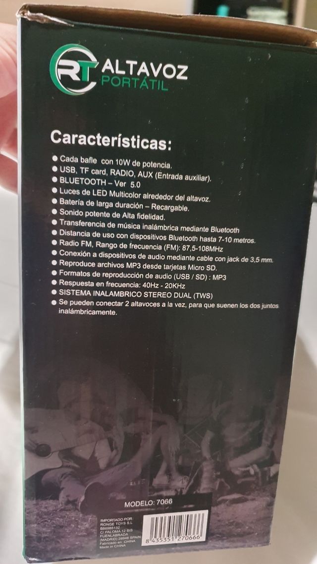 Altavoz Karaoke bluetooth