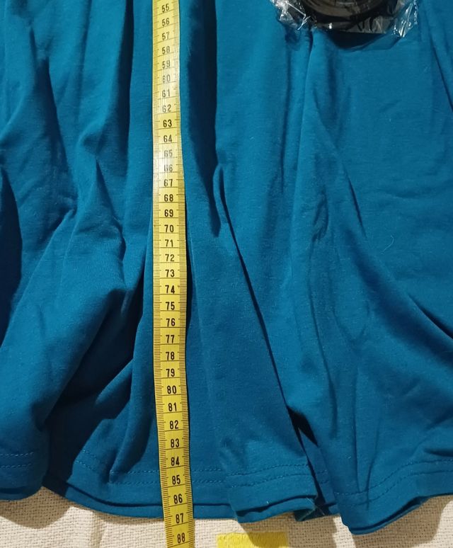 Vestido verde azul teal niña 12 a 14 años