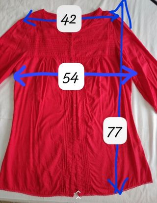 Blusa manga francesa