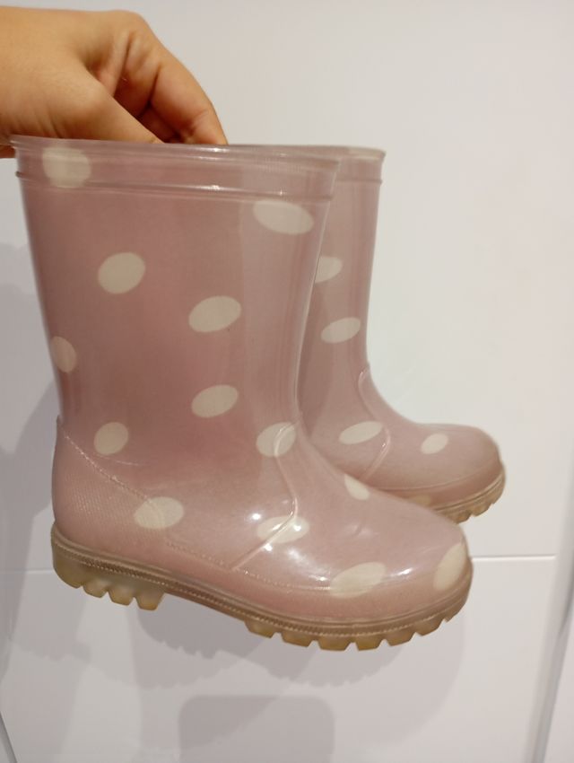 Botas de agua niña talla 27