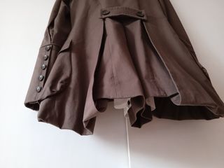 Chaqueta sahariana marrón cinturón de Holly Preppy