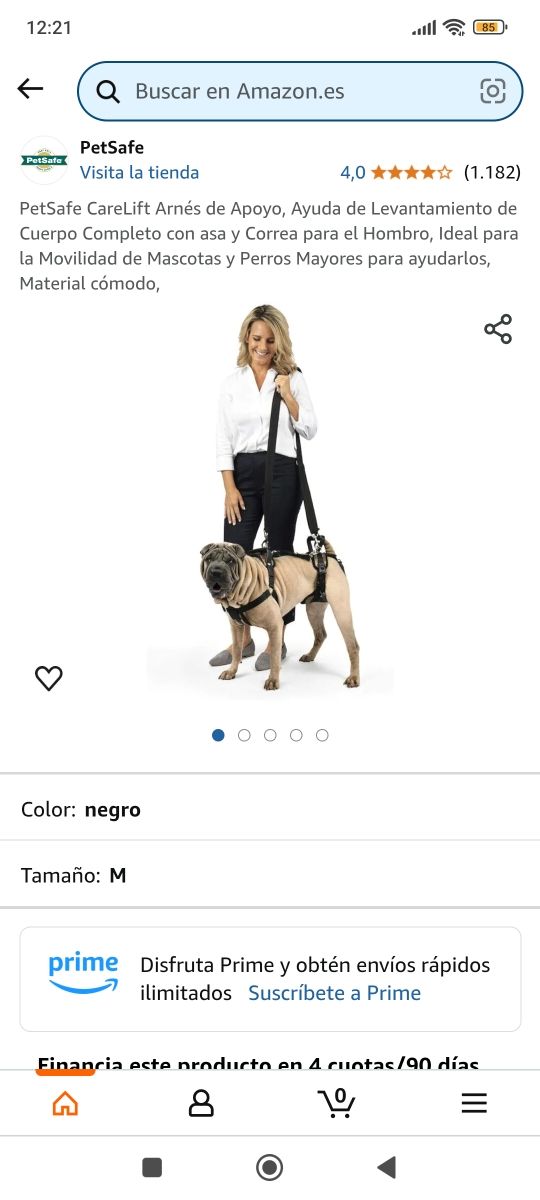 Arnés ayuda de perro