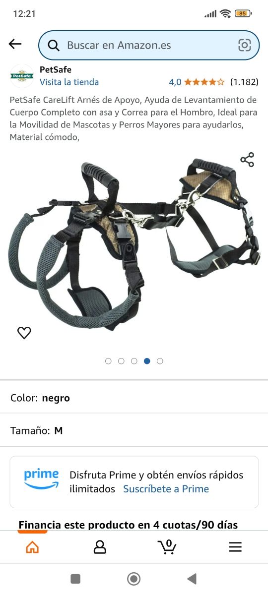 Arnés ayuda de perro