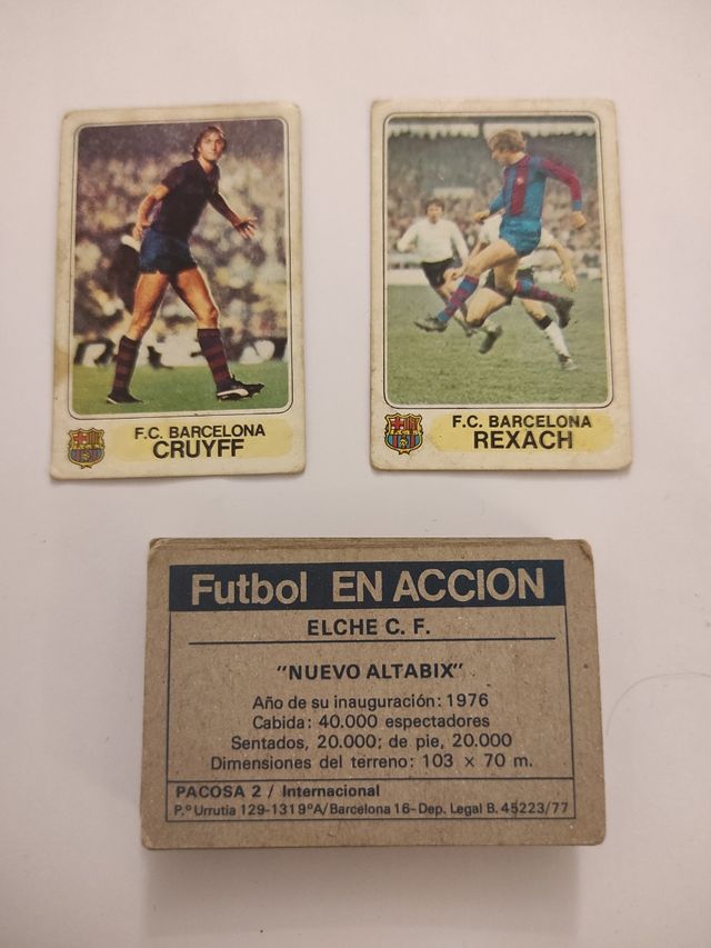 Cromos colección Fútbol EN ACCIÓN