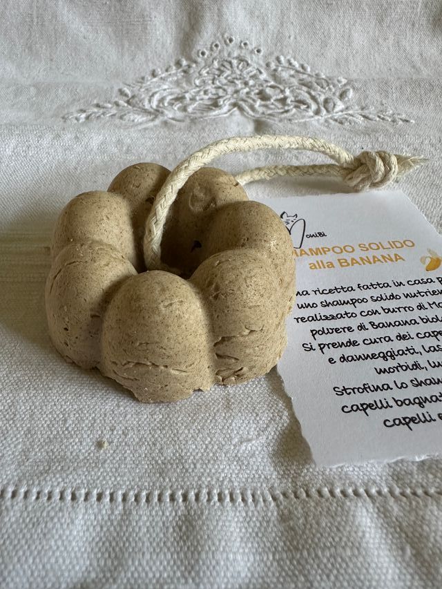 Shampoo solido alla banana (dura tantissimo!!!)