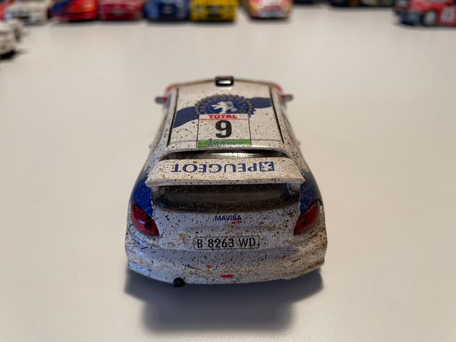 Scalextric 2000 Peugeot 206 WRC efecto barro