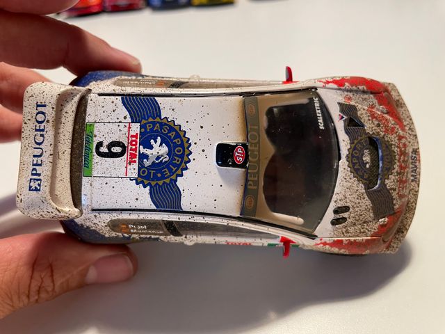Scalextric 2000 Peugeot 206 WRC efecto barro