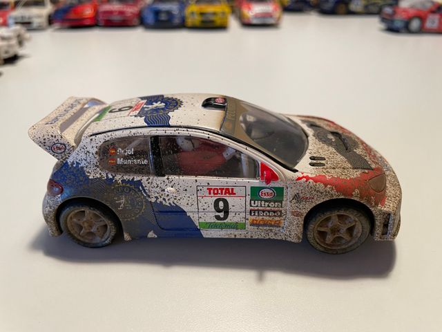 Scalextric 2000 Peugeot 206 WRC efecto barro