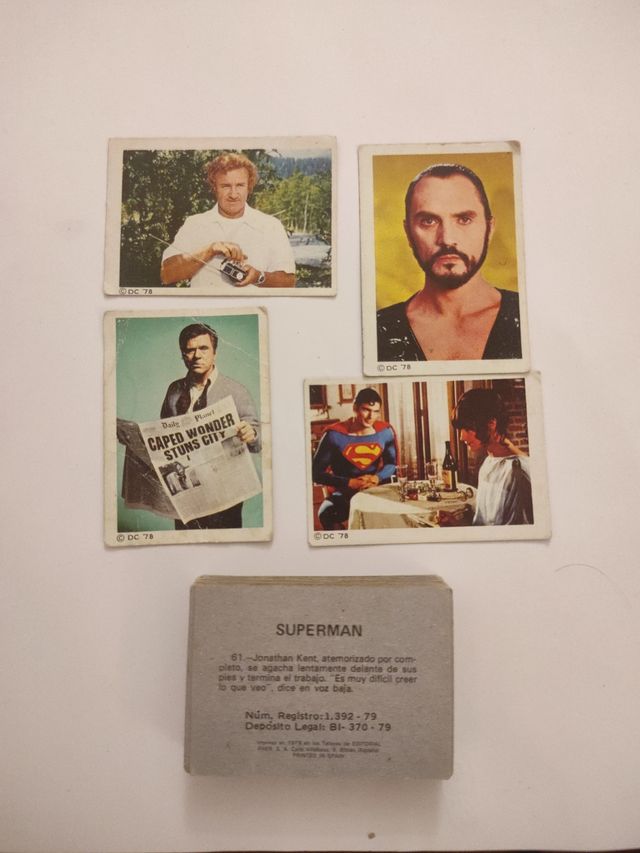 Cromos película  Superman