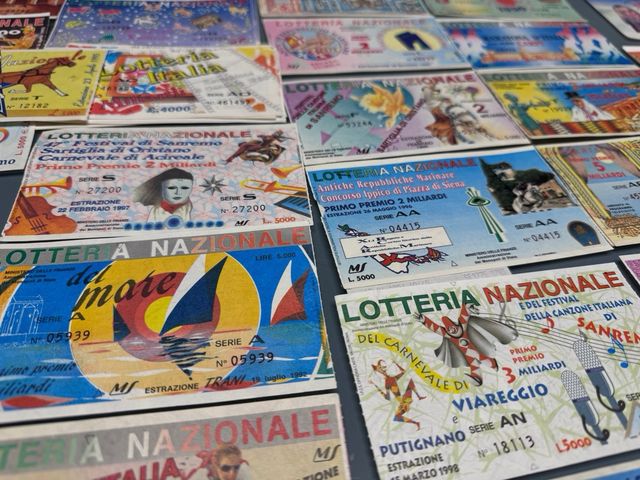 Biglietti lotterie italia 