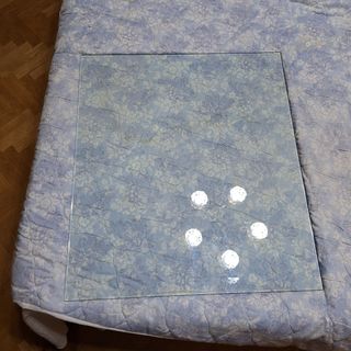 Cristal transparente con bisel para mesa
