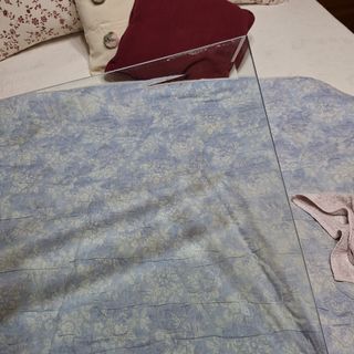 Cristal transparente con bisel para mesa