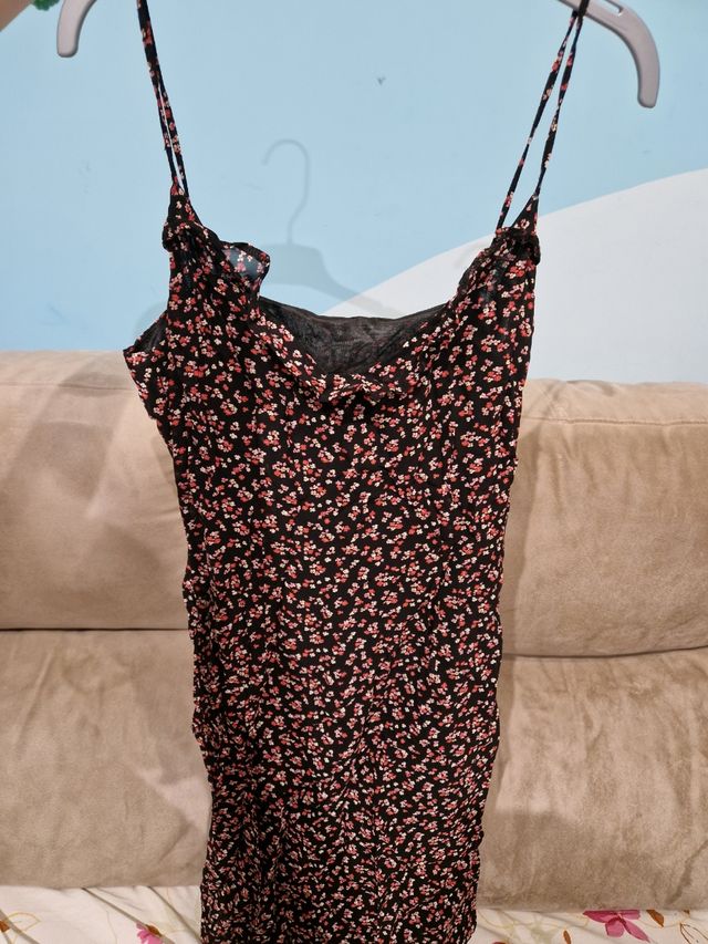 Vestido gasa elegante estilo Zara t 36