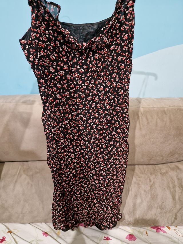 Vestido gasa elegante estilo Zara t 36